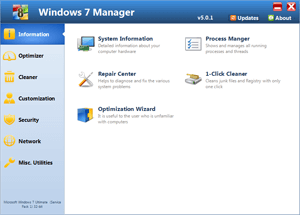 Windows 7 Manager (x32bit) software